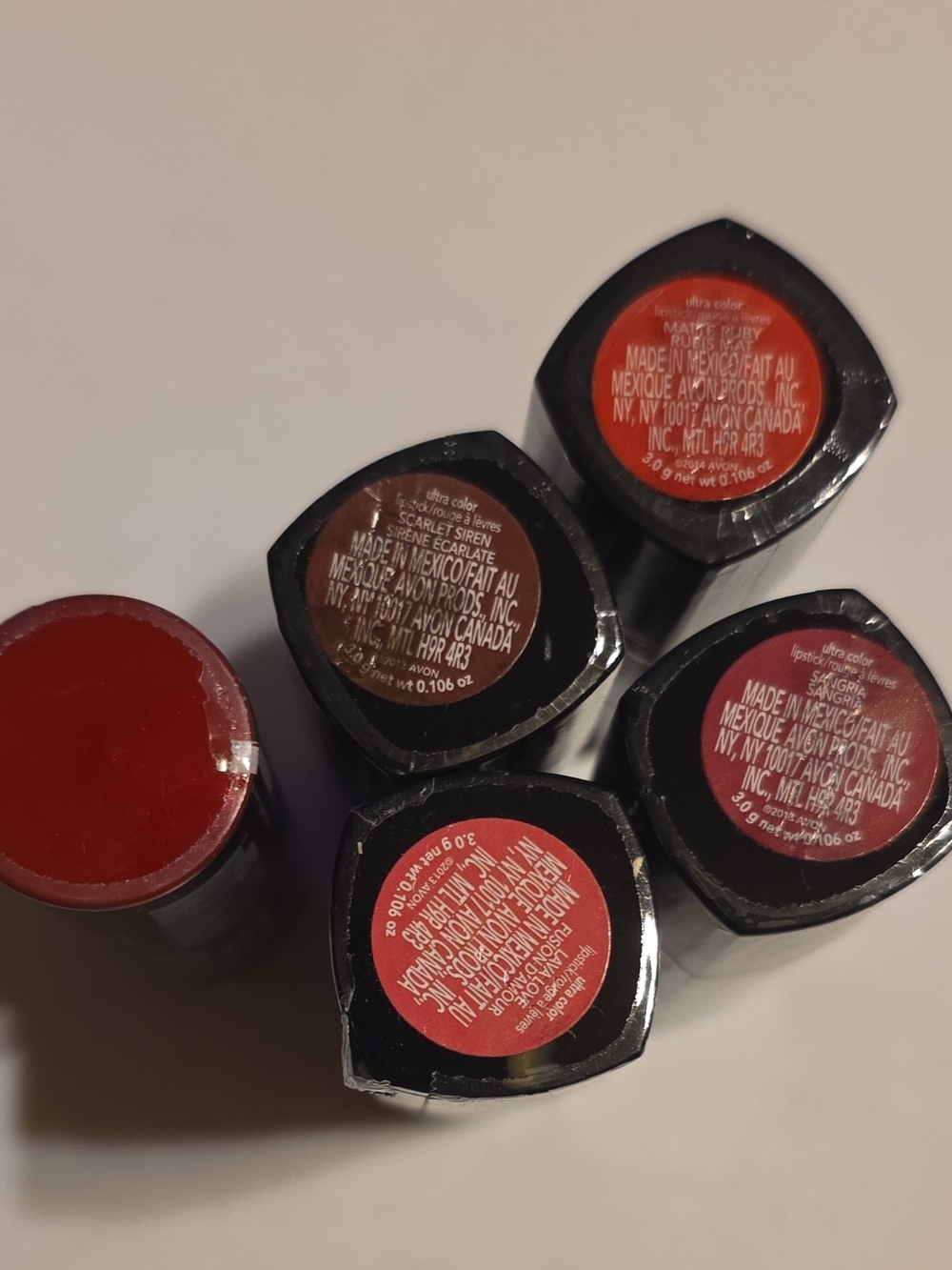 Lot Of 5 Lipstick Tubes, Discontinued